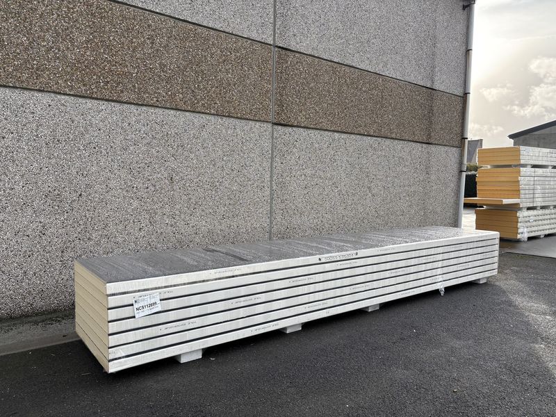 Panneaux sandwich 100 mm 7 longueurs 6000 mm (NCS112699)