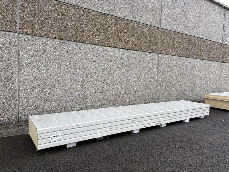Sandwichpanelen 100 mm 4 lengtes 6000 mm (NCS112703)