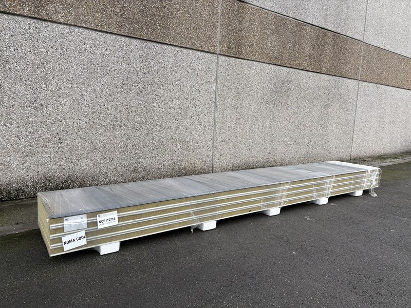 Sandwichpanelen Rotswol 100 mm 4 lengtes 6000 mm  (NCS112716)