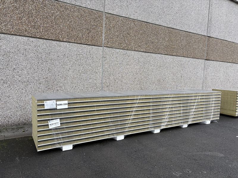 Sandwichpanelen Rotswol 100 mm 10 lengtes 6000 mm  (NCS112717)