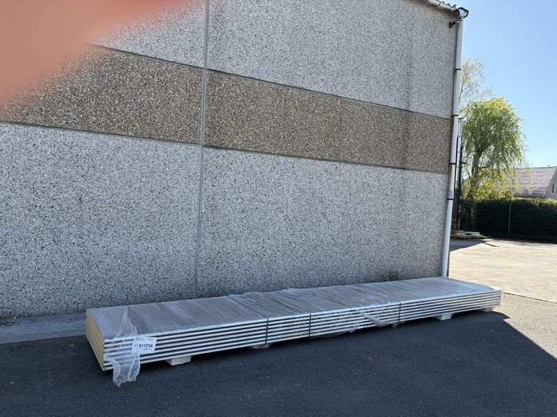 Sandwichpanelen 40 mm 7 lengtes 6000 mm (NCS112724)