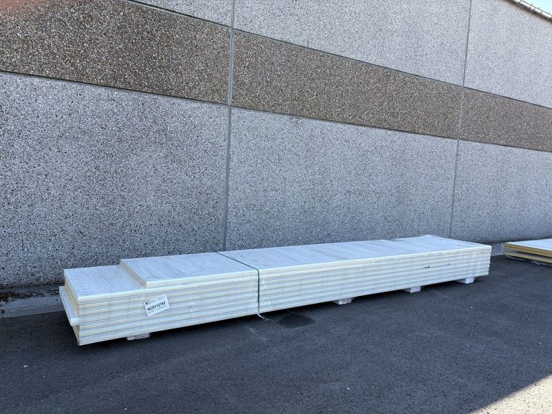 Sandwichpanelen 60 mm 8 lengtes 6000 mm (NCS112742)