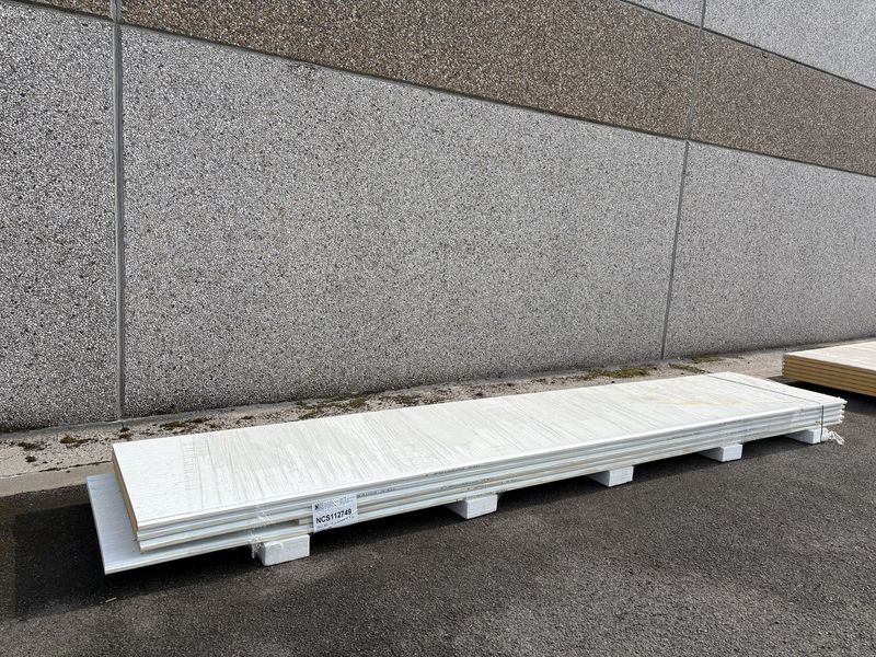 Sandwichpanelen 40 mm 4 x 5000 + 1 x 4350 mm (NCS112749)