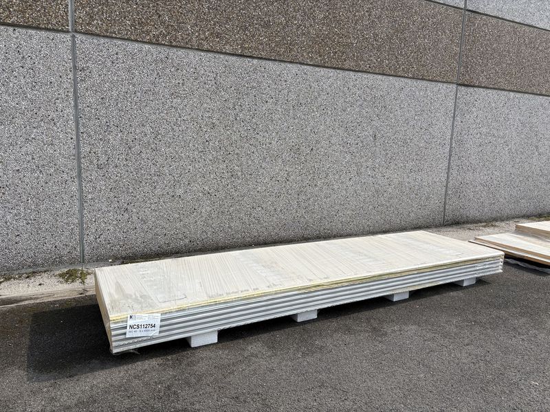Sandwichpanelen 40 mm 6 lengtes 4000 mm (NCS112754)