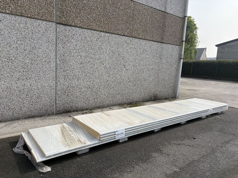 Sandwichpanelen 40 mm 3 x 5000 + 2 x 5870 mm (NCS112755)