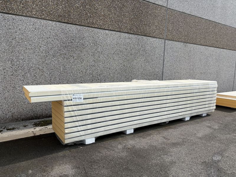 Sandwichpanelen 100 mm 8 x 5000 + 2 x 5500 mm (NCS112762)