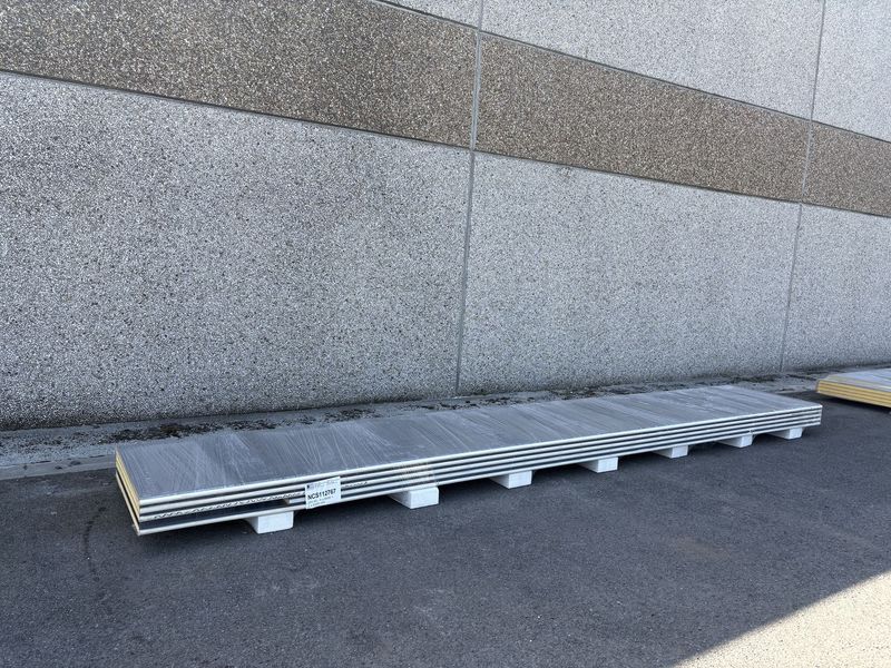 Sandwichpanelen 40 mm 4 x 6000 + 1 x 5250 mm (NCS112767)