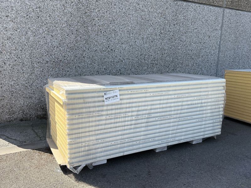 Sandwichpanelen 60 mm 16 lengtes 2600 mm (NCS112776)