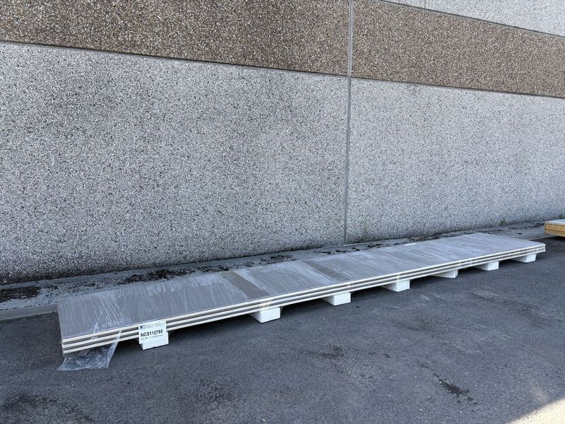 Sandwichpanelen 40 mm 3 lengtes 6000 mm (NCS112785)