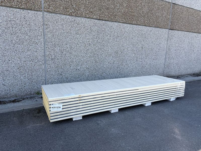 Sandwichpanelen 60 mm 8 lengtes 4000 mm (NCS112794)