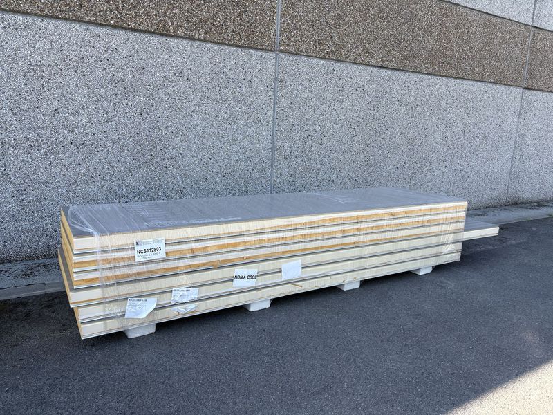 Sandwichpanelen 120 mm 5 x 4000 + 1 x 4700 mm (NCS112803)