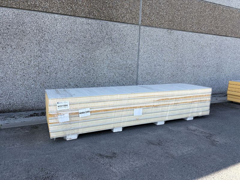 Sandwichpanelen 120 mm 9 lengtes 4000 mm (NCS112804)