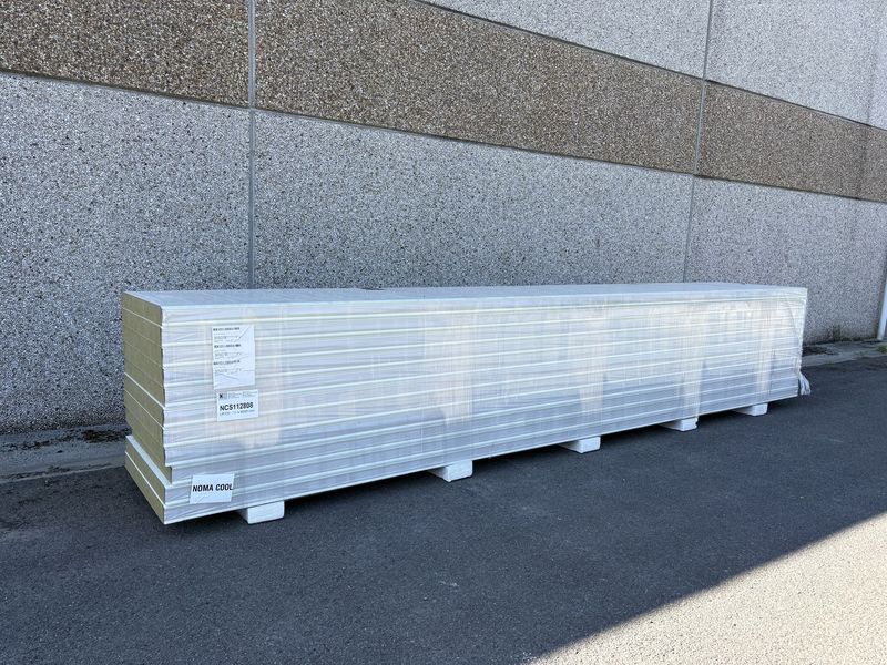 Sandwichpanelen Rotswol 100 mm 11 lengtes 6000 mm (NCS112808)