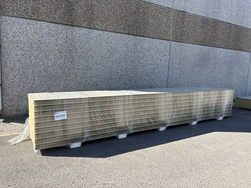 Sandwichpanelen Rotswol 100 mm 9 lengtes 6000 mm (NCS112810)