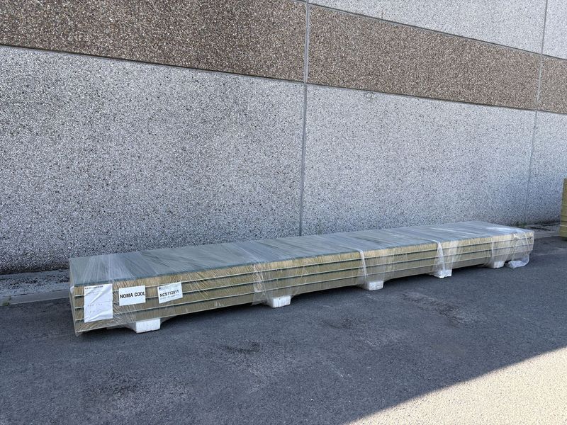 Panneaux isolants Laine de roche 100 mm 4 longueurs 6000 mm (NCS112811)