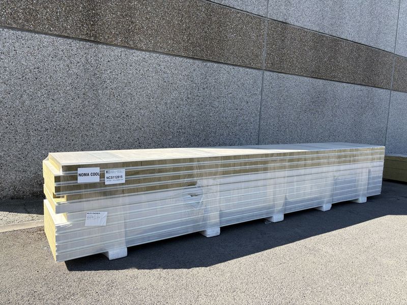 Panneaux isolants Laine de roche 100 mm 10 longueurs 5900 mm (NCS112815)