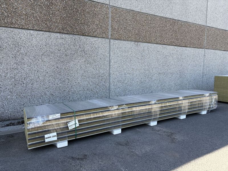 Sandwichpanelen Rotswol VB 100 mm 6 lengtes 6000 mm (NCS112816)