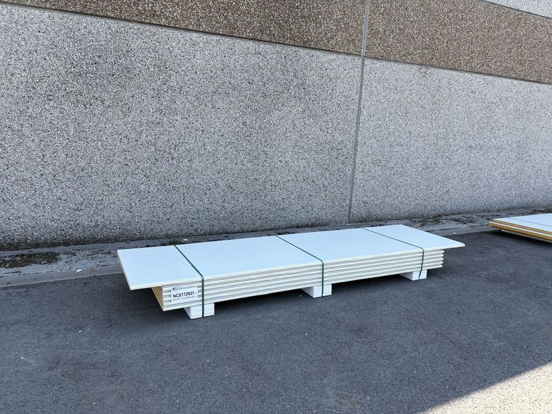 Sandwichpanelen 40 mm 6 lengtes 3000 mm (NCS112821)