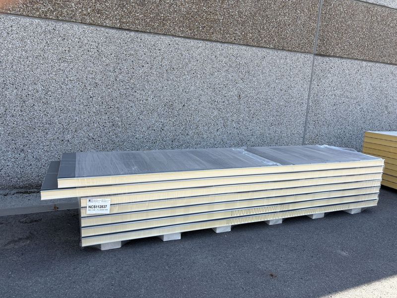 Sandwichpanelen 100 mm 7 lengtes 4000 mm (NCS112837)