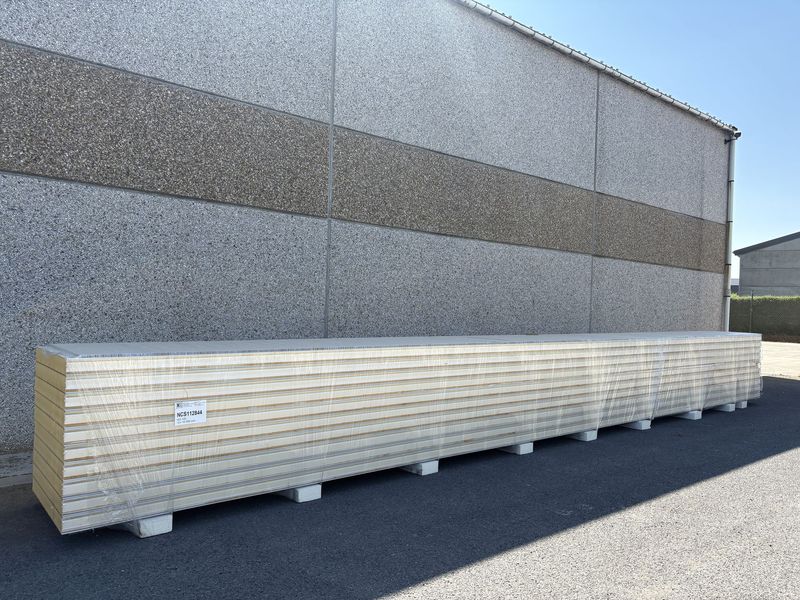Sandwichpanelen 100 mm 10 x 10 000 mm (NCS112844)