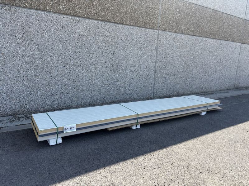 Isolatie dakpanelen DAK4 100 mm RAL 7016/9002 - 2 lengtes 5100 mm (NCS112848)