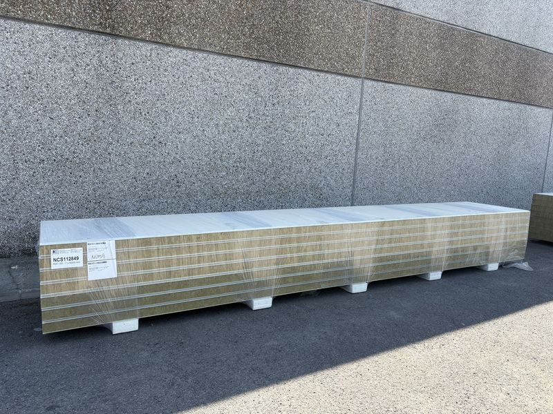 Sandwichpanelen Rotswol 100 mm 7 lengtes 6000 mm (NCS112849)