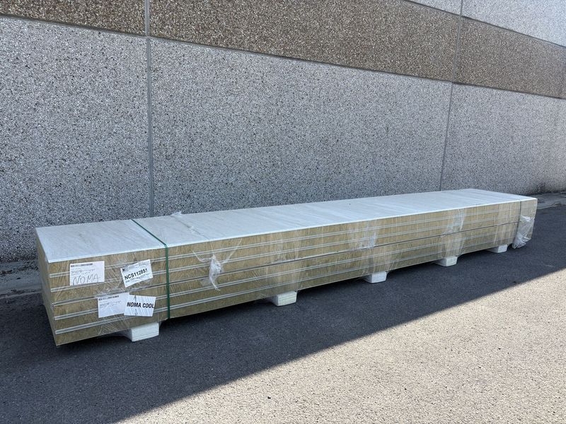 Sandwichpanelen Rotswol 100 mm 6 lengtes 6000 mm (NCS112851)