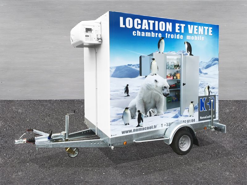 Vriescel  5.23 m³ / 220V op trailer