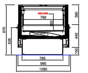 Eiland Diamond GLASS 150 BT/TN met schuiframen