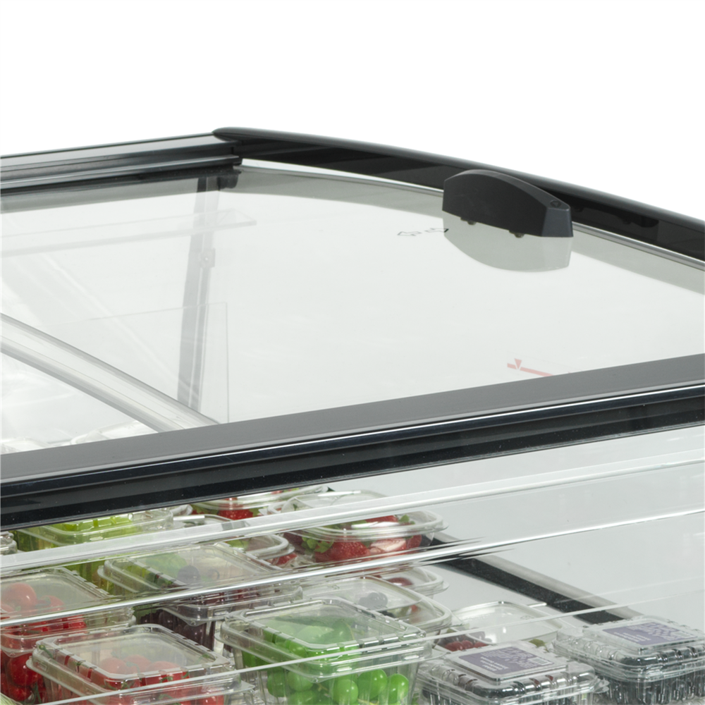 Réfrigérateur noir pour achats impulsifs PDC125