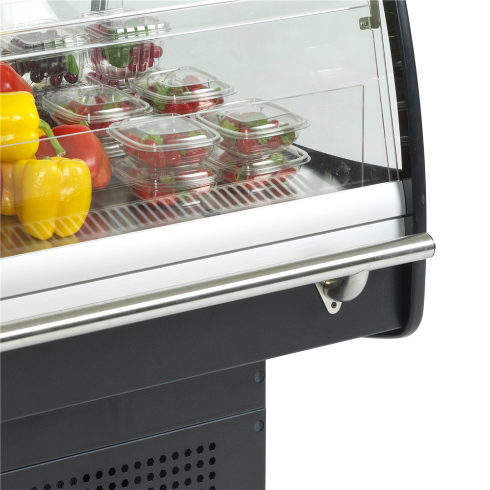 Réfrigérateur noir pour achats impulsifs PDC90