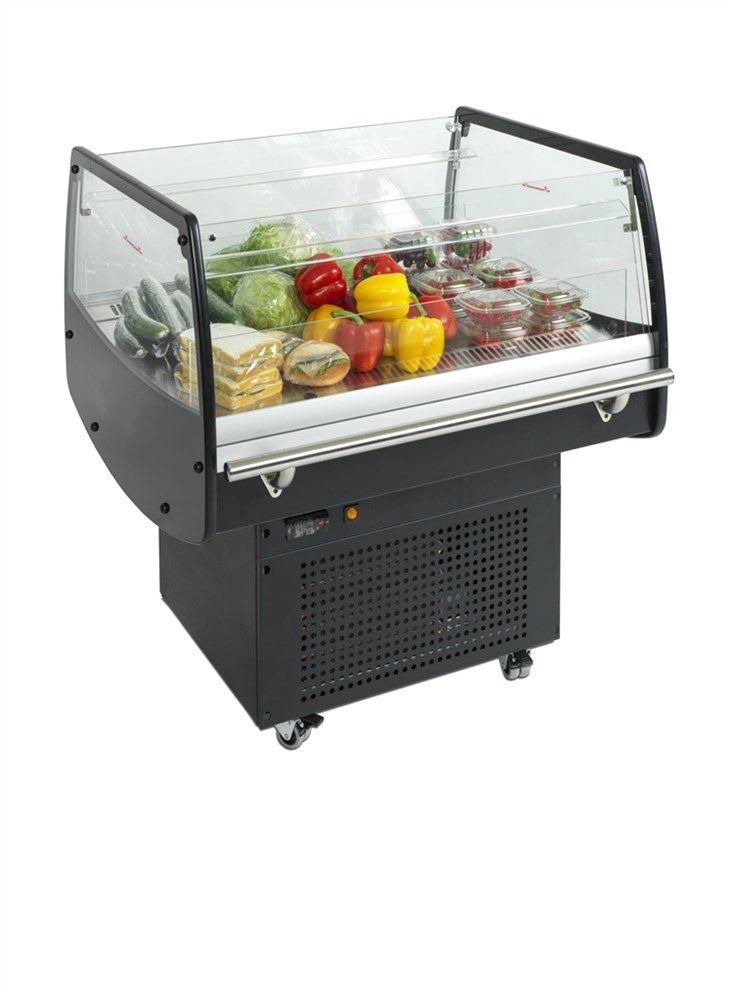 Réfrigérateur noir pour achats impulsifs PDC90