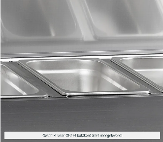 Vitrine réfrigérée GN1/4 GVC33-120 S/S