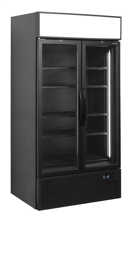 Vitrine réfrigérée noire FSC1000H BLACK