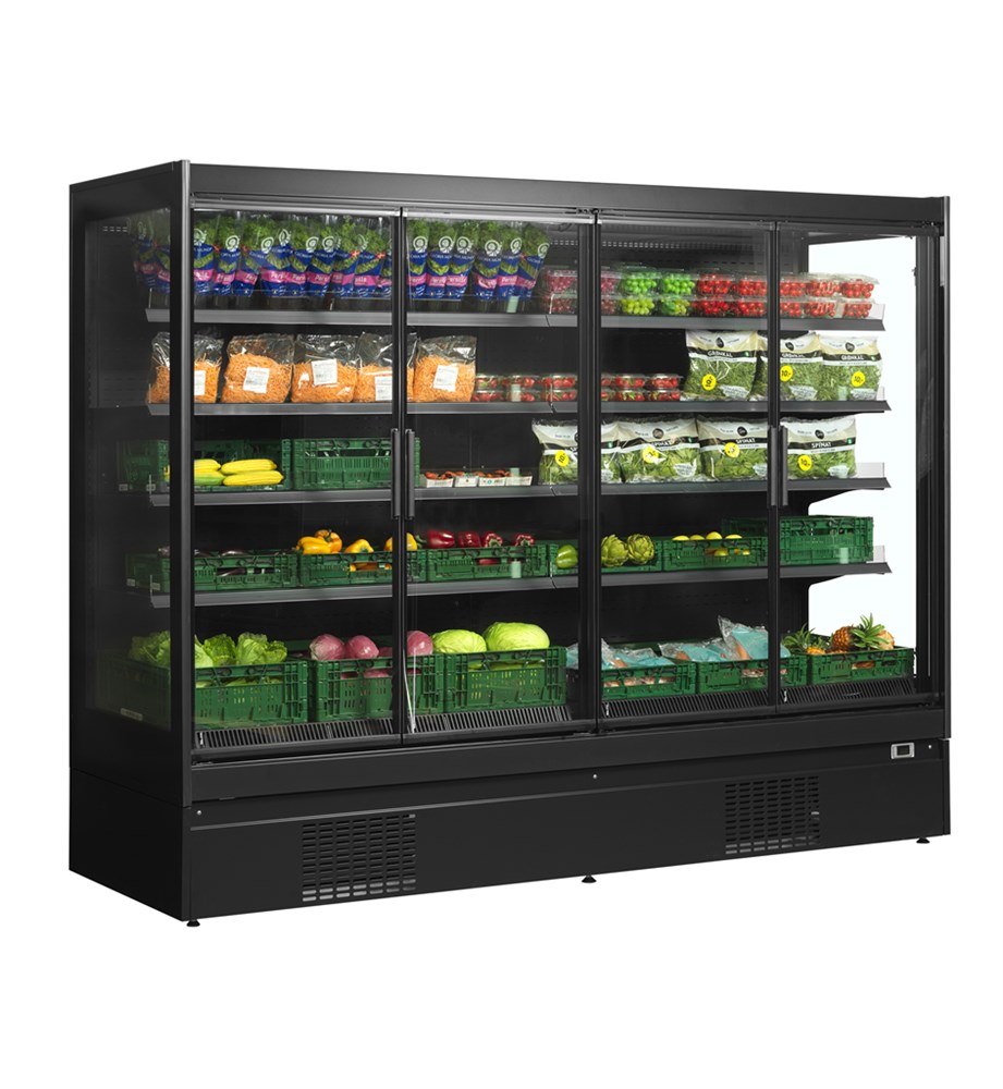 Vitrine réfrigérée pour supermarché à froid positif EXTRA2500CD