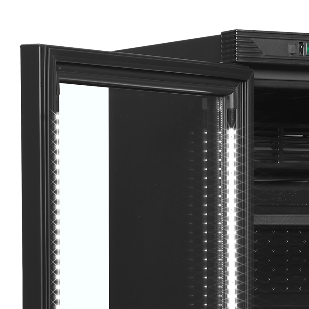 Réfrigérateur à boissons, charnières côté gauche CEV425 BLACK L/H