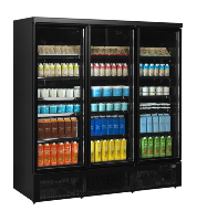 Armoire réfrigérateur C3DBB à 3 portes vitrées 