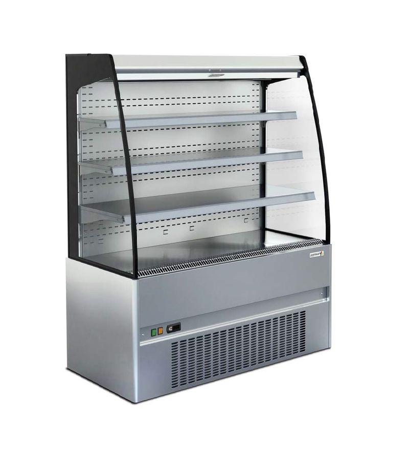 Wandkoelmeubel D65 CRONUS L 125 inox