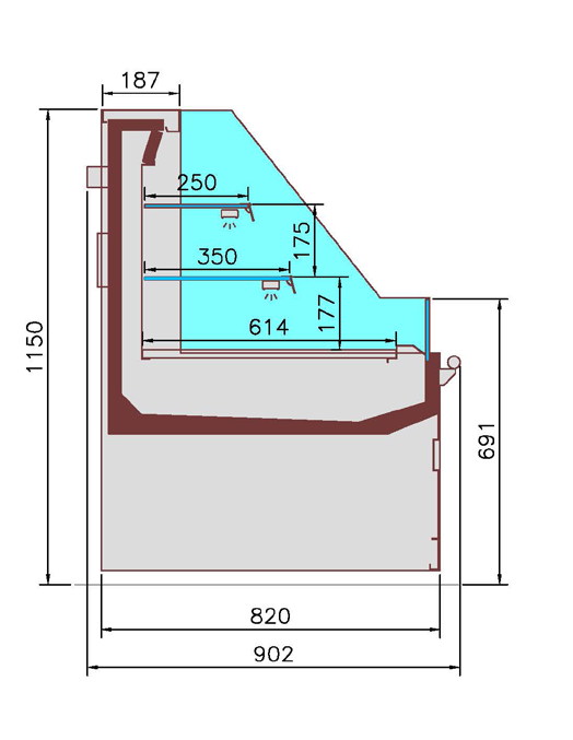 Wandkoeling CRONUS CRL125S