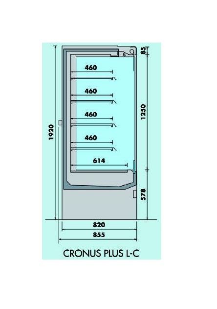 Wandkoelmeubel D85 CRONUS 130