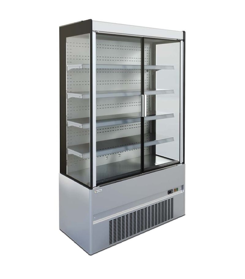 Wandkoelmeubel D65 ECO CRONUS 062 inox klapdeuren