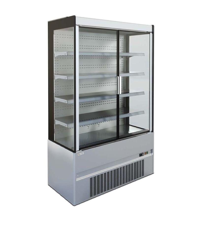 Wandkoelmeubel D65 ECO CRONUS 080 inox klapdeuren