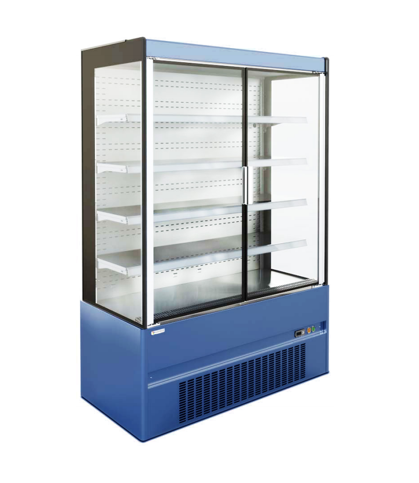 Vitrine murale réfrigérée D65 ECO CRONUS 130 avec portes battantes