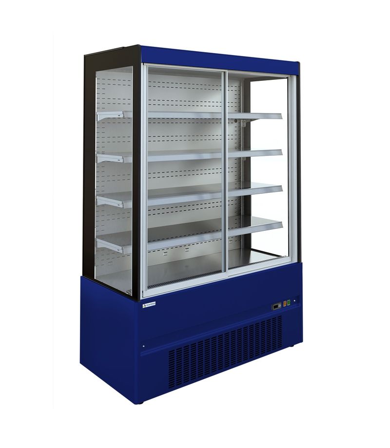 Vitrine murale réfrigérée D85 ECO CRONUS 130 avec portes coulissantes