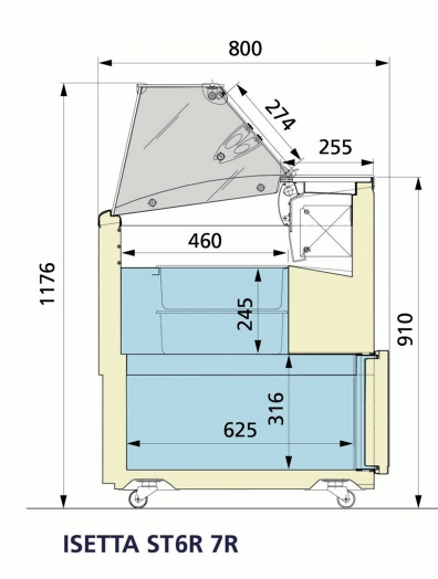 Vitrine à glace ISETTA 6