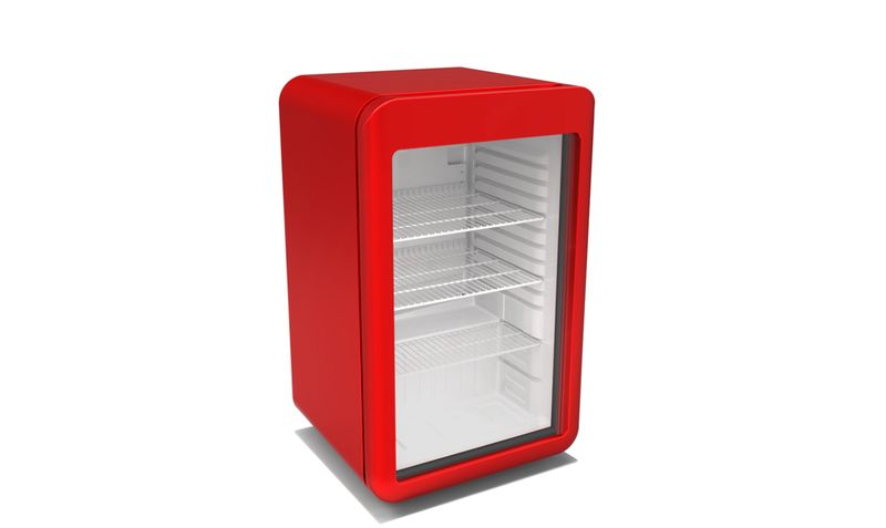 Frigo table top LSC115R rouge