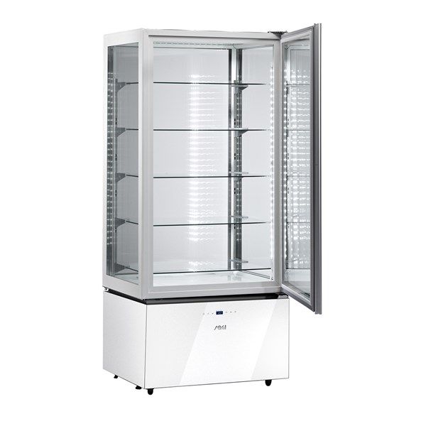 Armoire réfrigérée LUX6+ froid ventilé noir/blanc