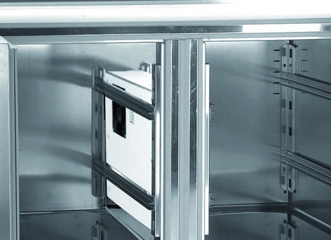 Pizzakoeltafel MM210 met neutrale lades