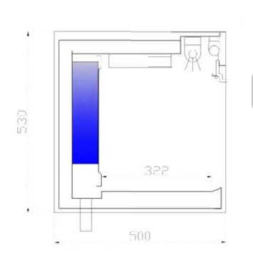 Vitrine murale réfrigérée RF1 2000