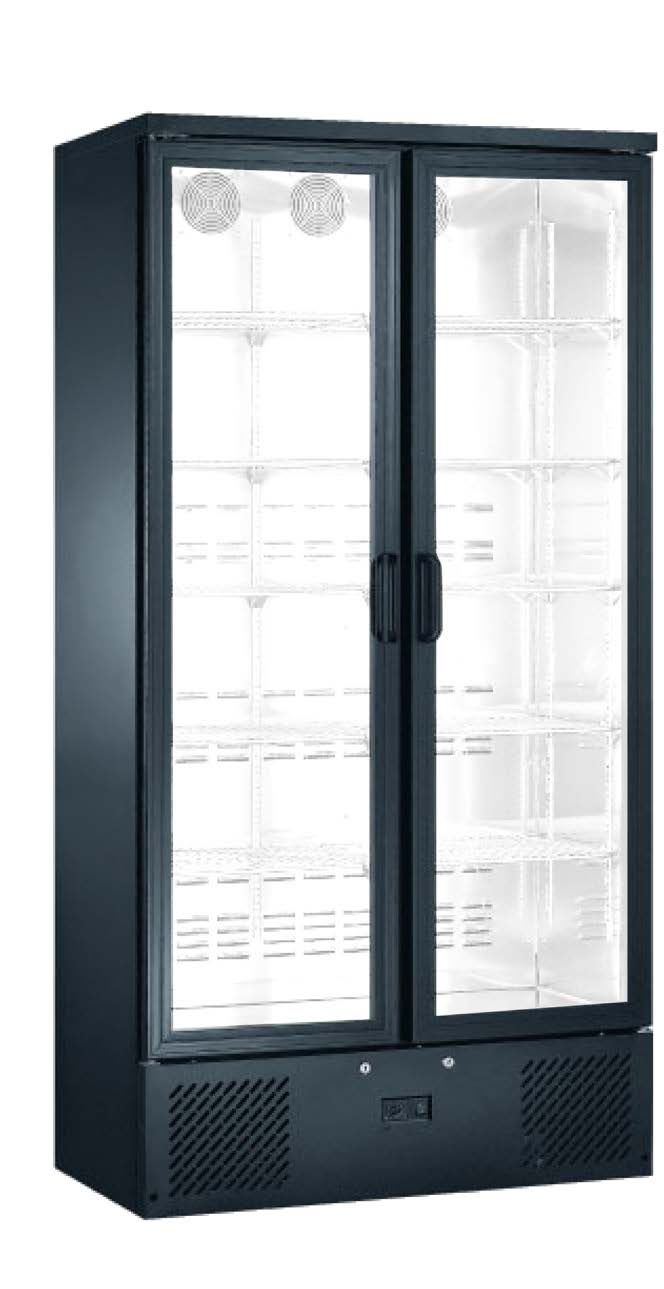 Armoire réfrigérée SGD502 noir